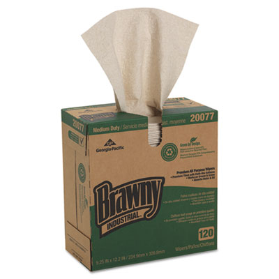 Georgia Pacific&reg; Professional Brawny Industrial&reg; Medium Duty Premium All-Purpose DRC Wipers