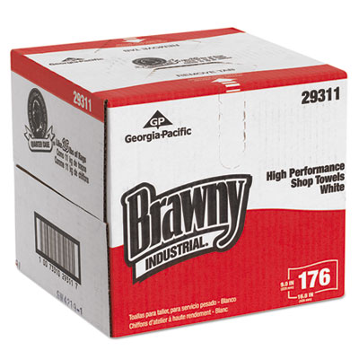 Brawny Industrial&reg; Heavy Weight HEF Disposable Shop Towels