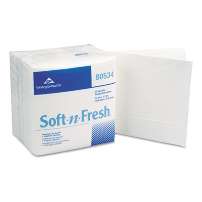 Georgia Pacific&reg; Soft-n-Fresh&reg; Airlaid Washcloths