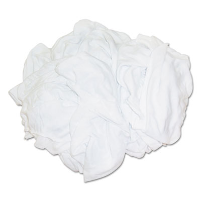 Hospital Specialty Co. Bleached White T-Shirt Rags