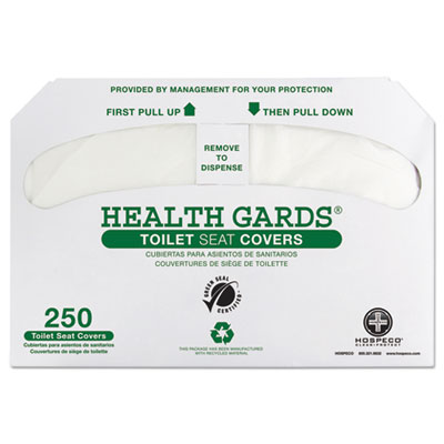 Hospital Specialty Co. Health Gards&reg; Recycled Toilet Seat Covers