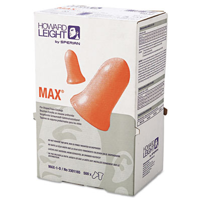 Howard Leight&reg; by Honeywell MAX&reg; Single-Use Earplugs