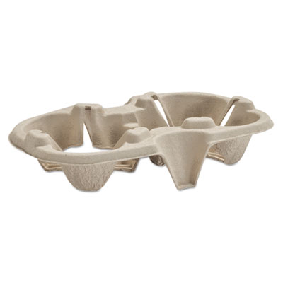 Chinet&reg; StrongHolder&reg; Molded Fiber Cup Trays