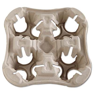 Chinet&reg; StrongHolder&reg; Molded Fiber Cup Trays