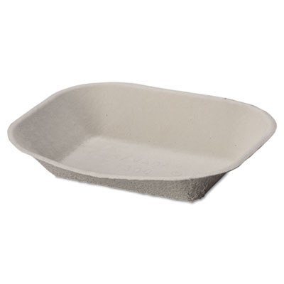 Chinet&reg; Savaday&reg; Molded Fiber Food Trays
