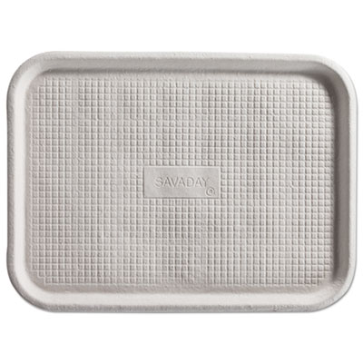 Chinet&reg; Savaday&reg; Molded Fiber Food Trays