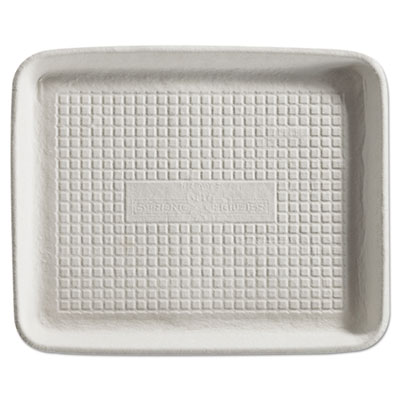 Chinet&reg; Savaday&reg; Molded Fiber Food Trays