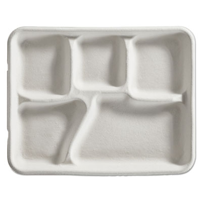 Chinet&reg; Savaday&reg; Molded Fiber Food Trays