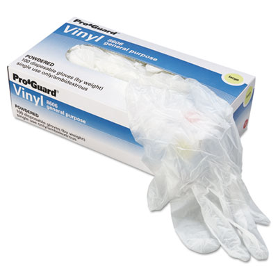 Impact&reg; Disposable Vinyl Powdered Gloves
