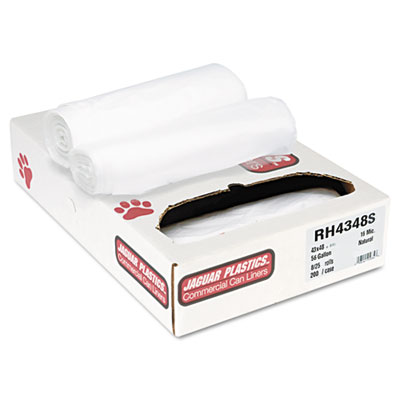 Jaguar Plastics&reg; Industrial Strength Commercial Coreless Roll Can Liners
