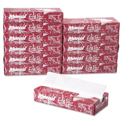 Marcal&reg; Eco-Pac Natural Interfolded Dry Wax Paper