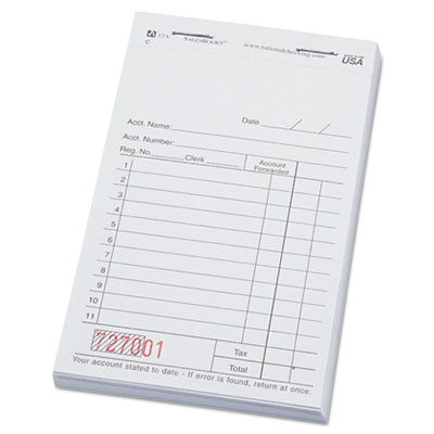 National Checking Company SalesBook