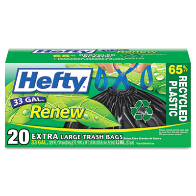 Hefty&reg; Renew Recycled Kitchen-Sized Trash Bags