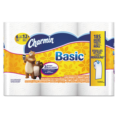 Charmin&reg; Basic One-Ply Toilet Paper