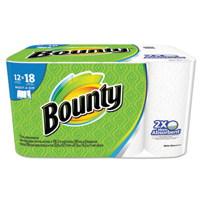 Bounty&reg; Select-a-Size Perforated Roll Towels