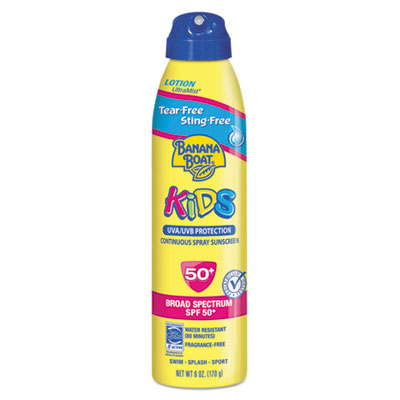 Banana Boat&reg; Kids Tear-Free Sting-Free Continuous Lotion Spray Sunscreen
