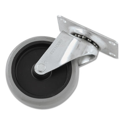 Rubbermaid&reg; Commercial Non-Marking Plate Casters