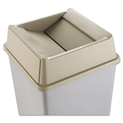 Rubbermaid&reg; Commercial Untouchable&reg; Square Swing Top Lid