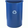 Rubbermaid&reg; Commercial Half-Round Recycling Container
