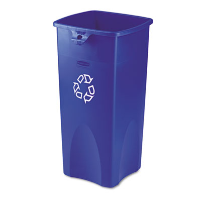 Rubbermaid&reg; Commercial Untouchable&reg; Square Recycling Container