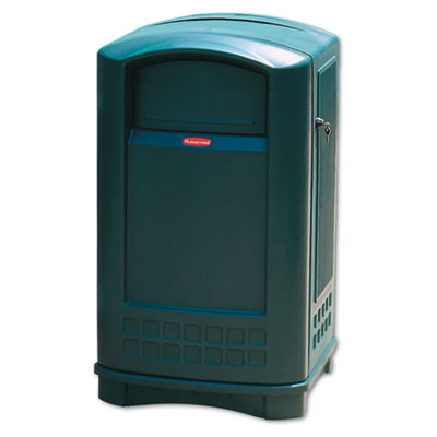 Rubbermaid&reg; Commercial Plaza Indoor/Outdoor Waste Container