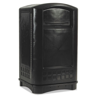 Rubbermaid&reg; Commercial Plaza Indoor/Outdoor Waste Container