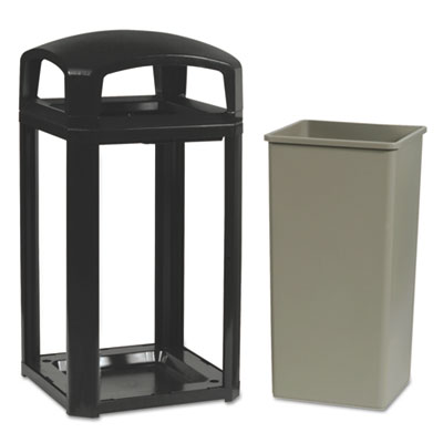 Rubbermaid&reg; Commercial Landmark Series&reg; Classic Dome Top Container