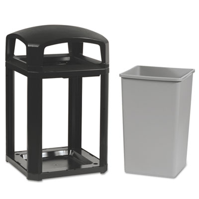 Rubbermaid&reg; Commercial Landmark Series&reg; Classic Dome Top Container and Ashtray