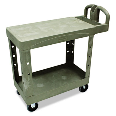 Rubbermaid&reg; Commercial Flat Shelf Utility Cart