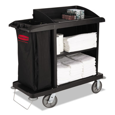 Rubbermaid&reg; Commercial Multi-Shelf Cleaning Cart