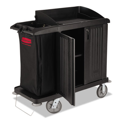 Rubbermaid&reg; Commercial Multi-Shelf Cleaning Cart