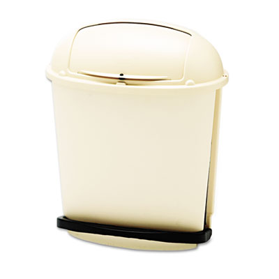 Rubbermaid&reg; Commercial Fire-Safe Pedal Rolltop Receptacle