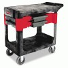 Rubbermaid&reg; Commercial Two-Shelf Trades Cart