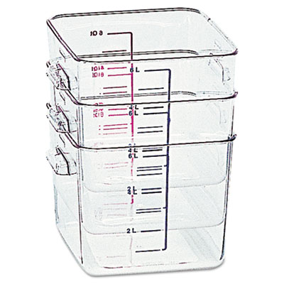 Rubbermaid&reg; Commercial SpaceSaver Square Containers