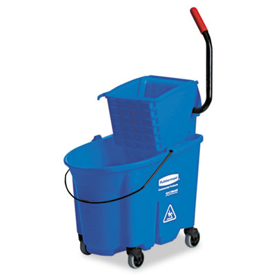 Rubbermaid&reg; Commercial WaveBrake&reg; Side-Press Wringer/Bucket Combo