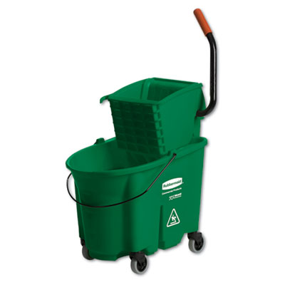 Rubbermaid&reg; Commercial WaveBrake&reg; Side-Press Wringer/Bucket Combo