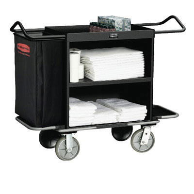 Rubbermaid&reg; Commercial High-Capacity Housekeeping Cart