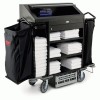 Rubbermaid&reg; Commercial Deluxe High-Security Housekeeping Cart