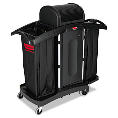 Rubbermaid&reg; Commercial High-Security Housekeeping Cart