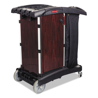 Rubbermaid&reg; Commercial Deluxe Paneled Compact Housekeeping Cart