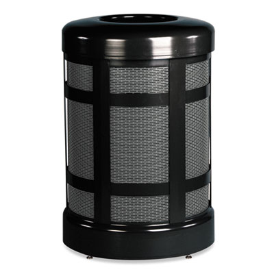 Rubbermaid&reg; Commercial Architek&reg; Galvanized Steel Outdoor Receptacle