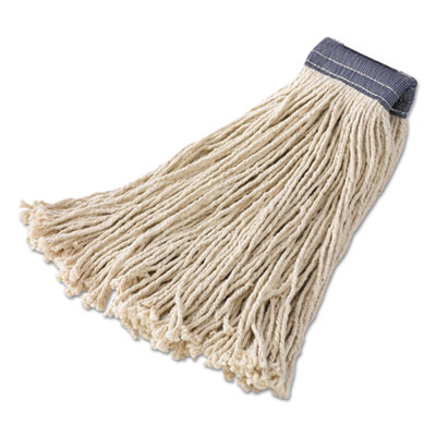 Rubbermaid&reg; Commercial Non-Launderable Premium Cut-End Cotton Wet Mop Heads