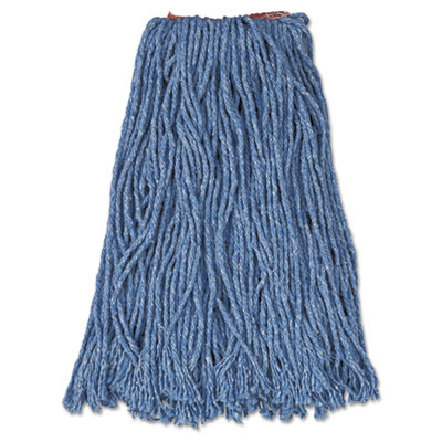 Rubbermaid&reg; Commercial Non-Launderable Cotton/Synthetic Cut-End Wet Mop Heads