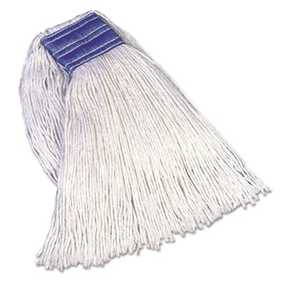 Rubbermaid&reg; Commercial Non-Launderable Cotton/Synthetic Cut-End Wet Mop Heads