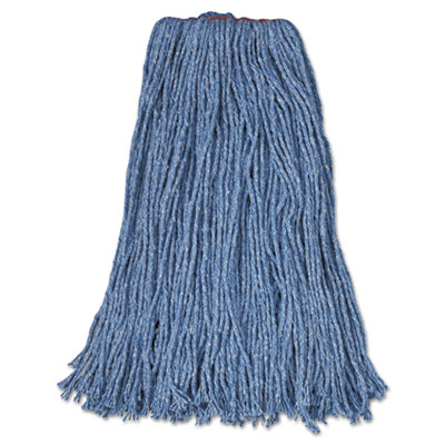 Rubbermaid&reg; Commercial Non-Launderable Cotton/Synthetic Cut-End Wet Mop Heads