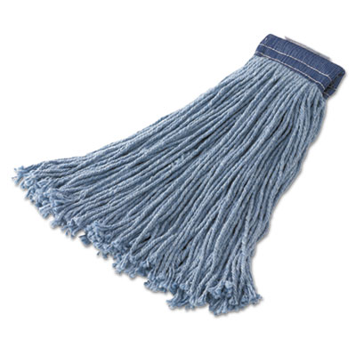 Rubbermaid&reg; Commercial Non-Launderable Cotton/Synthetic Cut-End Wet Mop Heads