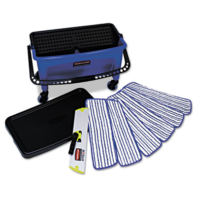 Rubbermaid&reg; Commercial Microfiber Floor Finishing System