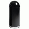 Rubbermaid&reg; Commercial European & Metallic Series Hands-Free Open Top Receptacle