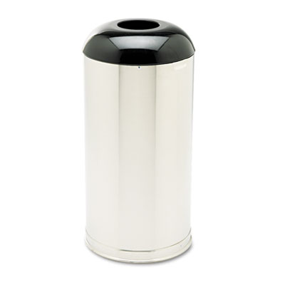 Rubbermaid&reg; Commercial European & Metallic Series Receptacle with Drop-In Dome Top
