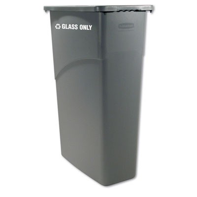 Rubbermaid&reg; Commercial Recycling Label Block Letter Decal